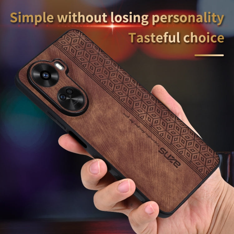 For Huawei nova 11 SE AZNS 3D Embossed Skin Feel Phone Case(Purple) - Huawei Cases by AZNS | Online Shopping UK | buy2fix