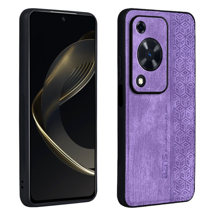 For Huawei Enjoy 70 AZNS 3D Embossed Skin Feel Phone Case(Purple) - Huawei Cases by AZNS | Online Shopping UK | buy2fix