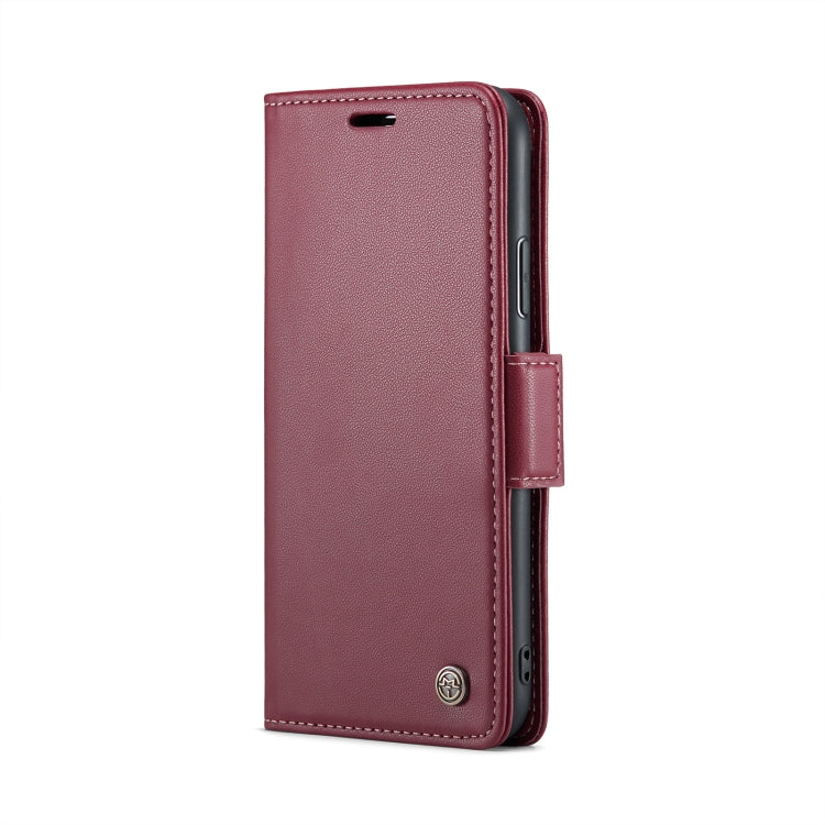 For iPhone 11 CaseMe 023 Butterfly Buckle Litchi Texture RFID Anti-theft Leather Phone Case(Wine Red) - iPhone 11 Cases by CaseMe | Online Shopping UK | buy2fix