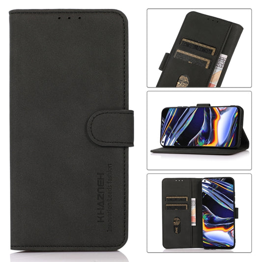 For Xiaomi Redmi Note 13 Pro 4G / POCO M6 Pro KHAZNEH Matte Texture Leather Phone Case(Black) - Note 13 Pro Cases by buy2fix | Online Shopping UK | buy2fix