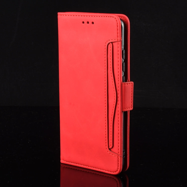 For Sony Xperia 1 VI 2024 Skin Feel Calf Texture Card Slots Leather Phone Case(Red) - Sony Cases by buy2fix | Online Shopping UK | buy2fix