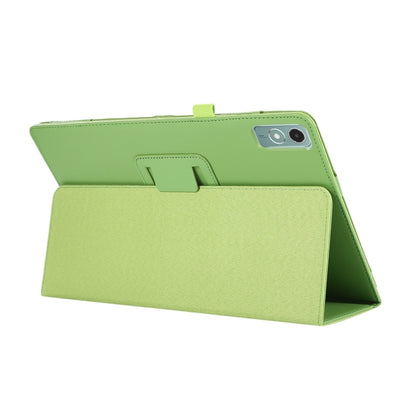 For Lenovo Xiaoxin Pad 11 2024 / M11 Litchi Texture Leather Tablet Case(Green) - Lenovo by buy2fix | Online Shopping UK | buy2fix