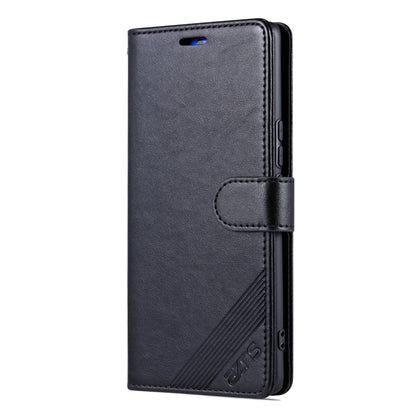 For Honor X50 AZNS Sheepskin Texture Flip Leather Phone Case(Black) - Honor Cases by AZNS | Online Shopping UK | buy2fix