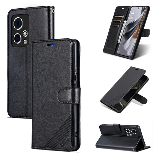 For Honor 90 GT AZNS Sheepskin Texture Flip Leather Phone Case(Black) - Honor Cases by AZNS | Online Shopping UK | buy2fix