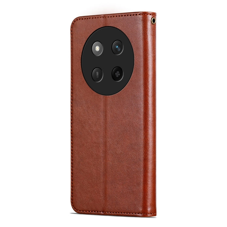 For Honor X60 Pro AZNS Sheepskin Texture Flip Leather Phone Case(Brown) - Honor Cases by AZNS | Online Shopping UK | buy2fix