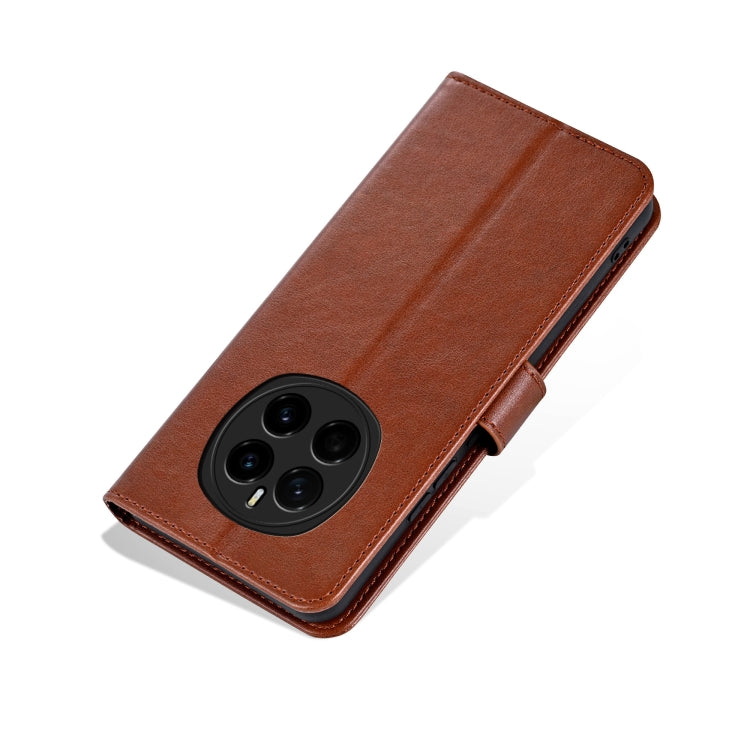 For Honor Magic7 AZNS Sheepskin Texture Flip Leather Phone Case(Brown) - Honor Cases by AZNS | Online Shopping UK | buy2fix