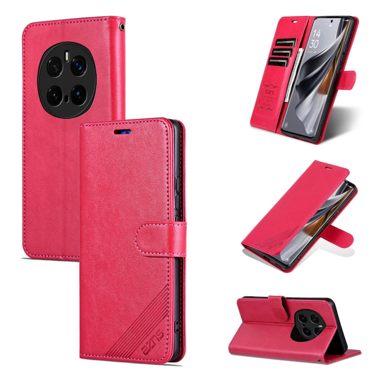 For Honor Magic7 Pro AZNS Sheepskin Texture Flip Leather Phone Case(Red) - Honor Cases by AZNS | Online Shopping UK | buy2fix