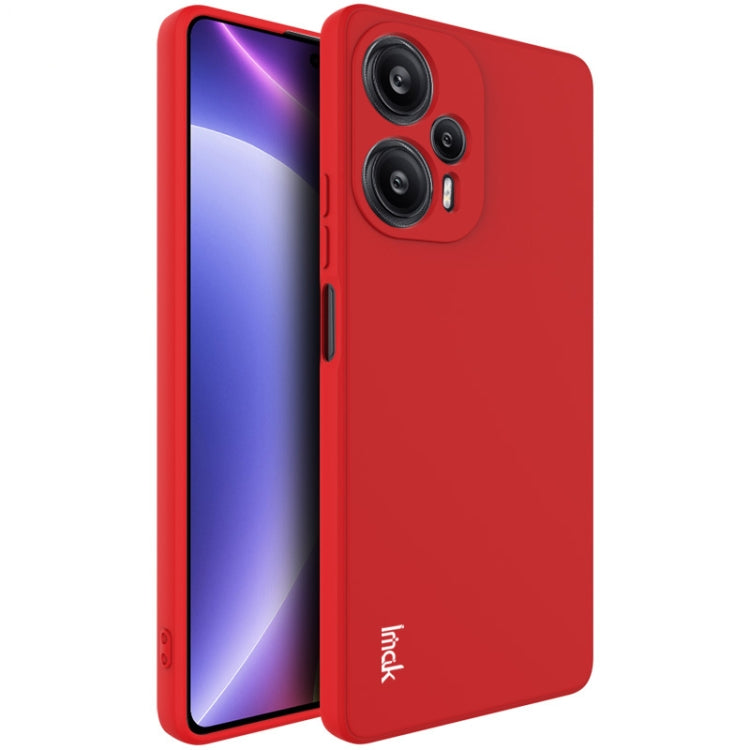 For Xiaomi Redmi Note 12 Turbo 5G/Poco F5 5G IMAK UC-4 Series Straight Edge TPU Soft Phone Case(Red) - Xiaomi Cases by imak | Online Shopping UK | buy2fix