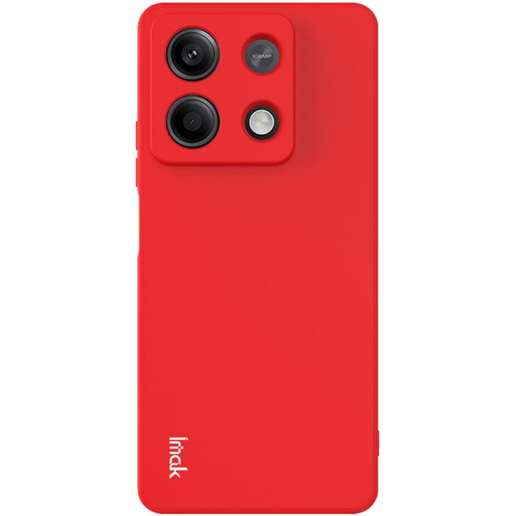 For Xiaomi Redmi Note 13 5G IMAK UC-4 Series Straight Edge TPU Soft Phone Case(Red) - Note 13 Cases by imak | Online Shopping UK | buy2fix