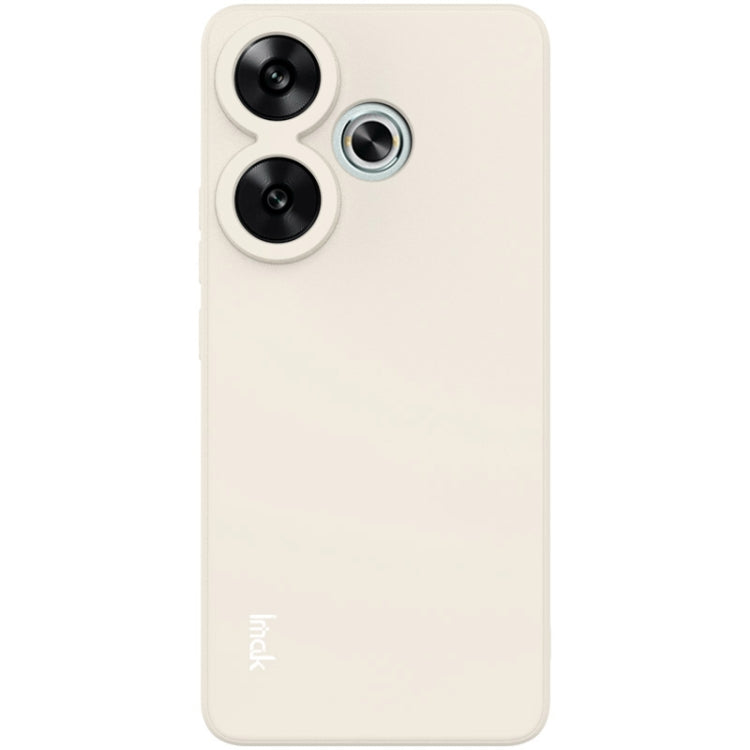 For Xiaomi Redmi Turbo 3 5G / Poco F6 5G IMAK UC-4 Series Straight Edge TPU Soft Phone Case(White) - Xiaomi Cases by imak | Online Shopping UK | buy2fix
