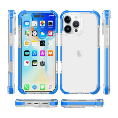 For iPhone 16 Pro Max Four-corner Shockproof TPU + Acrylic Phone Case(Blue) - iPhone 16 Pro Max Cases by buy2fix | Online Shopping UK | buy2fix