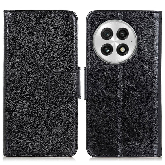 For OnePlus 13 Nappa Texture Leather Phone Case(Black) - OnePlus Cases by buy2fix | Online Shopping UK | buy2fix