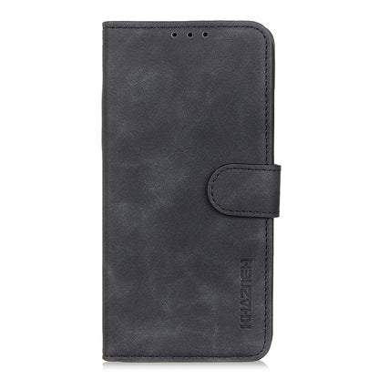 For OnePlus 12 KHAZNEH Retro Texture Leather Phone Case(Black) - OnePlus Cases by buy2fix | Online Shopping UK | buy2fix