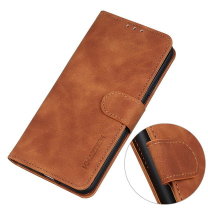 For OnePlus 12 KHAZNEH Retro Texture Leather Phone Case(Brown) - OnePlus Cases by buy2fix | Online Shopping UK | buy2fix