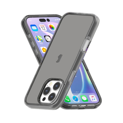 For iPhone 16 Pro Shockproof Terminator Transparent Phone Case(Grey) - iPhone 16 Pro Cases by buy2fix | Online Shopping UK | buy2fix