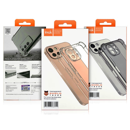 For iPhone 15 Pro imak Shockproof Airbag TPU Phone Case(Transparent) - iPhone 15 Pro Cases by imak | Online Shopping UK | buy2fix