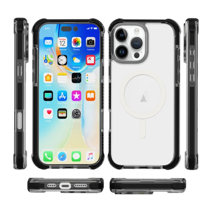 For iPhone 16 Pro Acrylic Magsafe Magnetic Shockproof Phone Case(Transparent Black) - iPhone 16 Pro Cases by buy2fix | Online Shopping UK | buy2fix