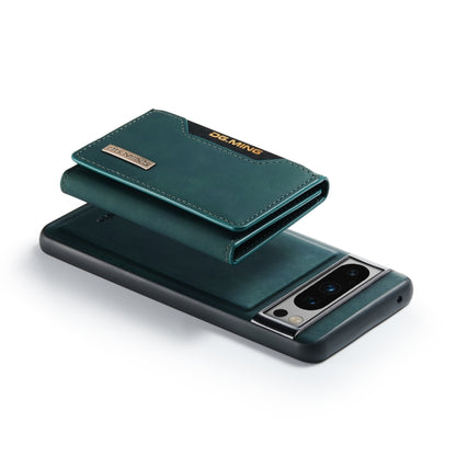 For Google Pixel 8 Pro DG.MING M2 Series 3-Fold Multi Card Bag + Magnetic Phone Case(Green) - Google Cases by DG.MING | Online Shopping UK | buy2fix