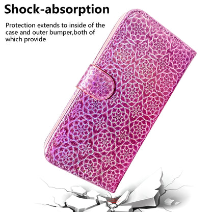 For iPhone SE 2024 Colorful Magnetic Buckle Leather Phone Case(Pink) - More iPhone Cases by buy2fix | Online Shopping UK | buy2fix