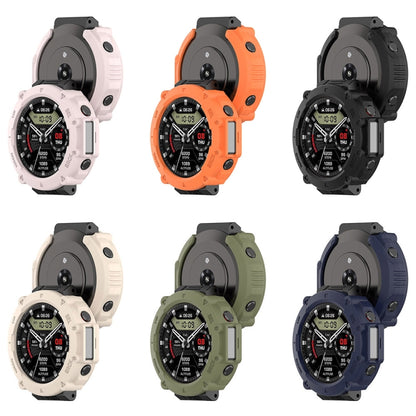 For Amazfit T-Rex Ultra Armor Hollow Watch Protective Case(Orange) - Watch Cases by buy2fix | Online Shopping UK | buy2fix