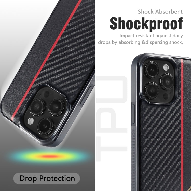 For Samsung Galaxy S23+ LC.IMEEKE 3 in 1 Carbon Fiber Texture Shockproof Phone Case(Black) - Galaxy Phone Cases by LC.IMEEKE | Online Shopping UK | buy2fix