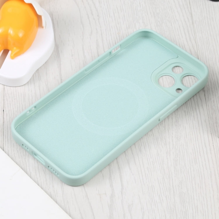 For iPhone 15 Plus Liquid Silicone Magsafe Phone Case(Light Cyan) - iPhone 15 Plus Cases by buy2fix | Online Shopping UK | buy2fix