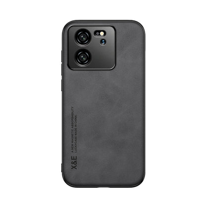 For Xiaomi Redmi K60 Ultra Skin Feel Magnetic Leather Back Phone Case(Dark Grey) - Redmi K60 Ultra Cases by buy2fix | Online Shopping UK | buy2fix