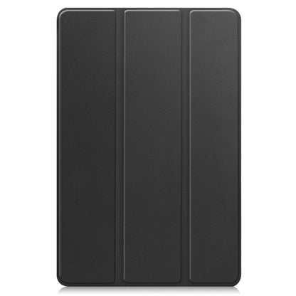 For Huawei MatePad 11.5 2023 Custer Texture 3-Fold Holder Leather Tablet Case(Black) - Huawei by buy2fix | Online Shopping UK | buy2fix