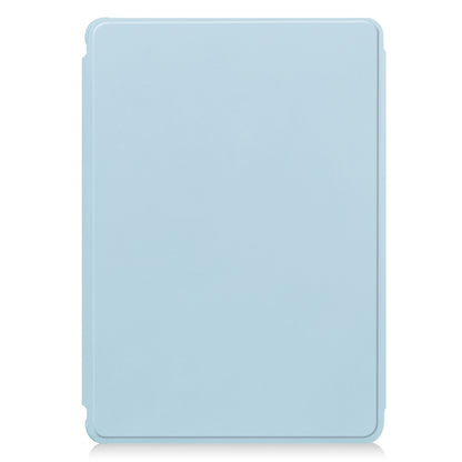 For Samsung Galaxy Tab S9+ 360 Rotation Transparent Smart Leather Case(Sky Blue) - Galaxy Tab S9+ Cases by buy2fix | Online Shopping UK | buy2fix