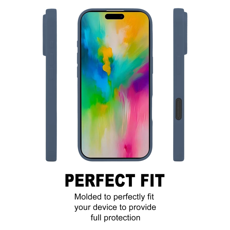 For iPhone 16 Pro GOOSPERY SOFT FEELING Liquid TPU Soft Phone Case(Dark Blue) - iPhone 16 Pro Cases by GOOSPERY | Online Shopping UK | buy2fix