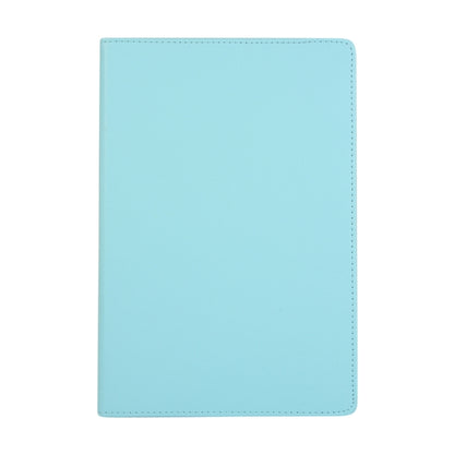 For Samsung Galaxy Tab S9 Ultra 360 Degrees Rotation Holder Litchi Texture Leather Tablet Case(Sky Blue) - Galaxy Tab S9 Ultra Cases by buy2fix | Online Shopping UK | buy2fix