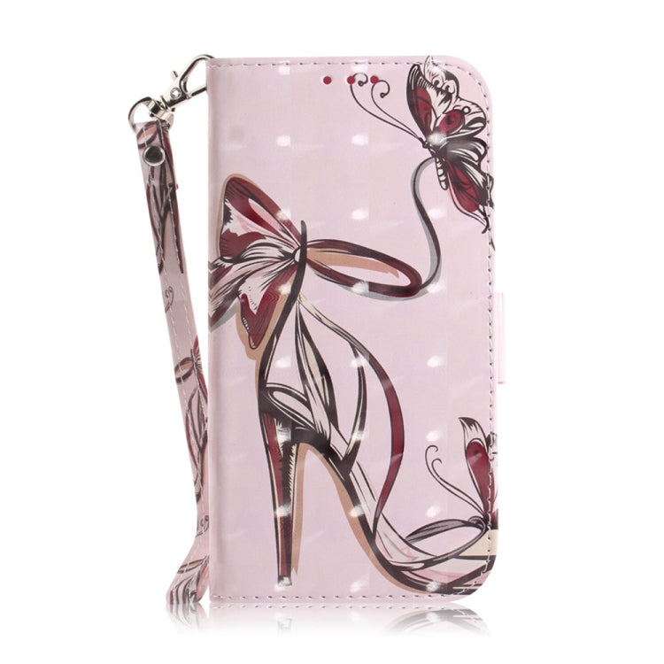 For OnePlus 13 3D Colored Horizontal Flip Leather Phone Case(Butterfly High-heeled) - OnePlus Cases by buy2fix | Online Shopping UK | buy2fix