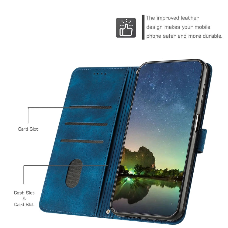 For Xiaomi Redmi Note 13 Pro+ Dream Triangle Leather Phone Case with Lanyard(Blue) - Note 13 Pro+ Cases by buy2fix | Online Shopping UK | buy2fix