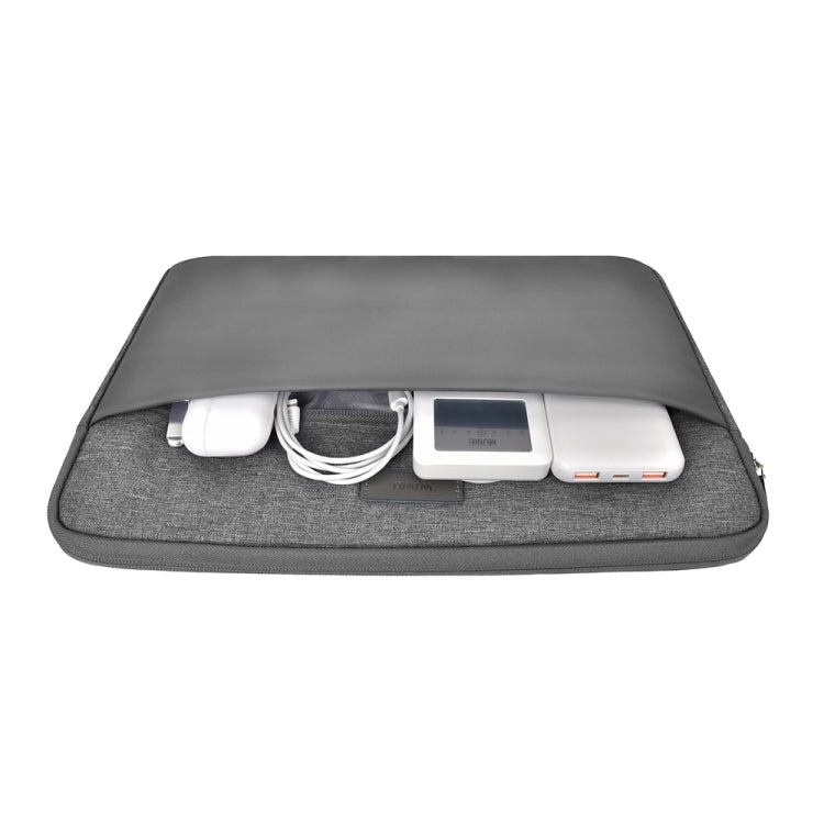For 16 inch Laptop WIWU Minimalist Ultra-thin Laptop Sleeve(Grey) - 14.1 inch by WIWU | Online Shopping UK | buy2fix