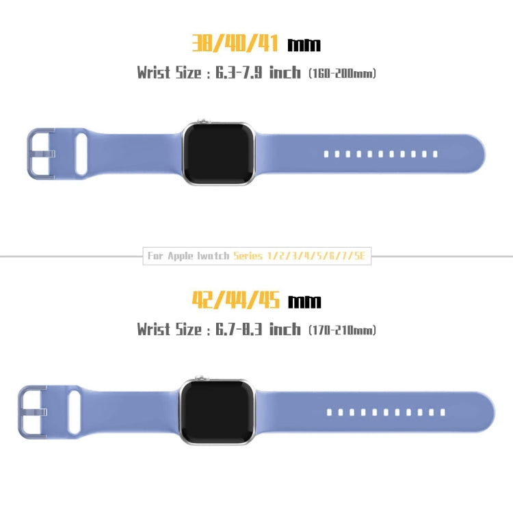 For Apple Watch Series 9 45mm Pin Buckle Silicone Watch Band(Cyan Blue) - Watch Bands by buy2fix | Online Shopping UK | buy2fix