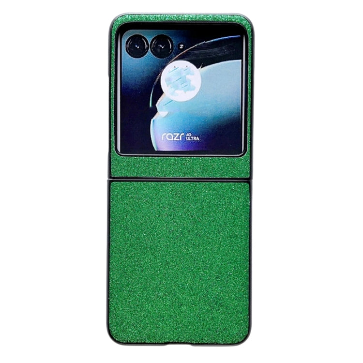 For Motorola Razr 40 Ultra Gradient Color Glitter Shockproof Protective Phone Case(Green) - Motorola Cases by buy2fix | Online Shopping UK | buy2fix