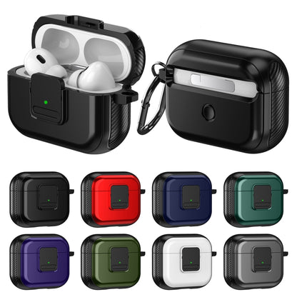 For AirPods 3 TPU + PC Wireless Earphones Case with Magnetic Switch(Red) - For AirPods 3 by buy2fix | Online Shopping UK | buy2fix