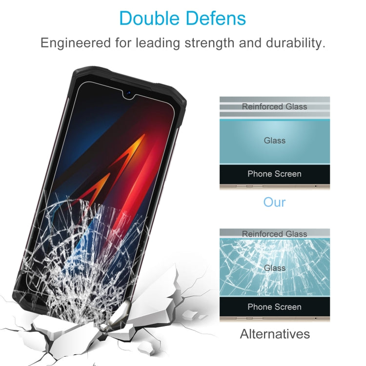 For DOOGEE S Punk 50pcs 0.26mm 9H 2.5D Tempered Glass Film - For Doogee by buy2fix | Online Shopping UK | buy2fix