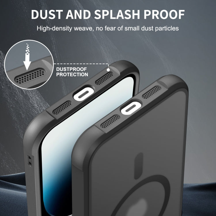For iPhone 14 Pro MagSafe Magnetic Phone Case(Black) - iPhone 14 Pro Cases by buy2fix | Online Shopping UK | buy2fix