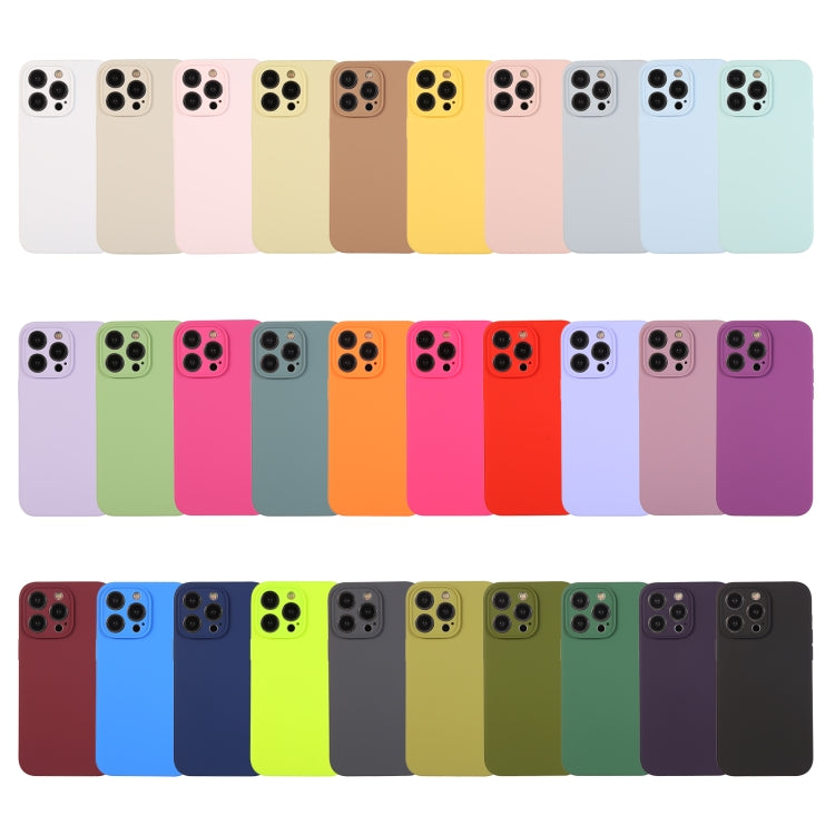 For iPhone 11 Pure Color Liquid Silicone Fine Pore Phone Case(Creamy Yellow) - iPhone 11 Cases by buy2fix | Online Shopping UK | buy2fix