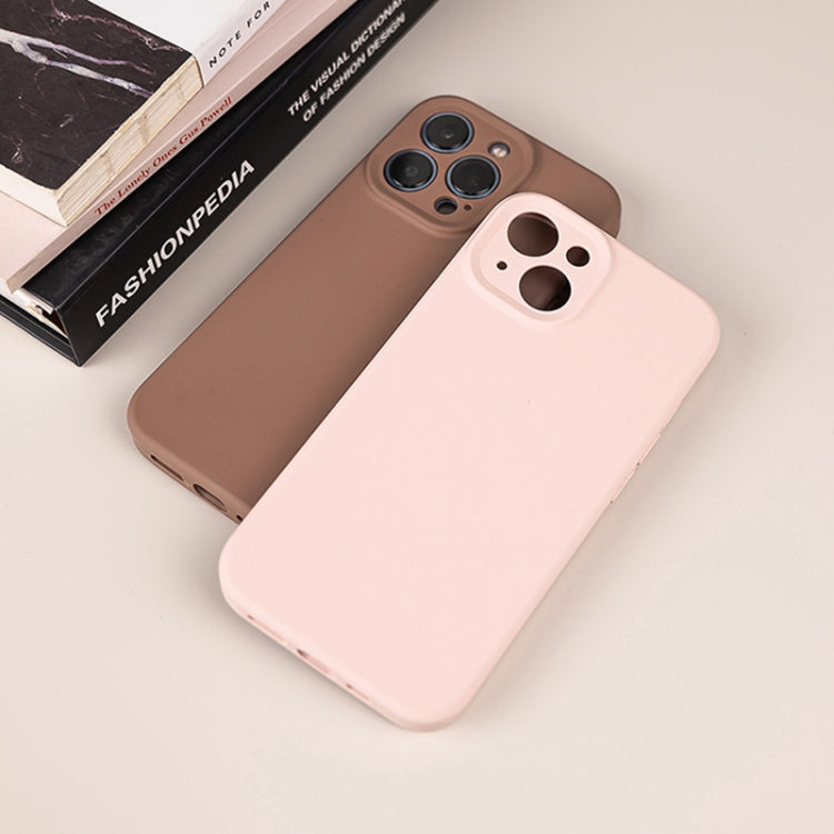 For iPhone 16 Plus Pure Color Liquid Silicone Fine Pore Phone Case(Willow Green) - iPhone 16 Plus Cases by buy2fix | Online Shopping UK | buy2fix