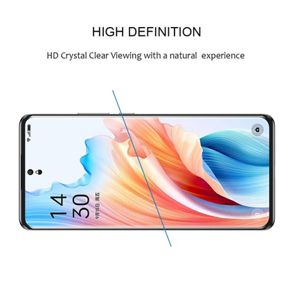 For OPPO A2 Pro 9H HD 3D Curved Edge Tempered Glass Film(Black) - A2 Pro Tempered Glass by buy2fix | Online Shopping UK | buy2fix