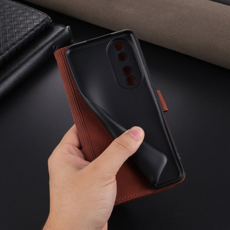 For Honor 90 Pro AZNS Skin Feel Calf Texture Flip Leather Phone Case(Red) - Honor Cases by AZNS | Online Shopping UK | buy2fix