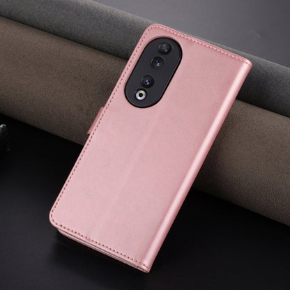 For Honor 90 Pro AZNS Skin Feel Calf Texture Flip Leather Phone Case(Rose Gold) - Honor Cases by AZNS | Online Shopping UK | buy2fix