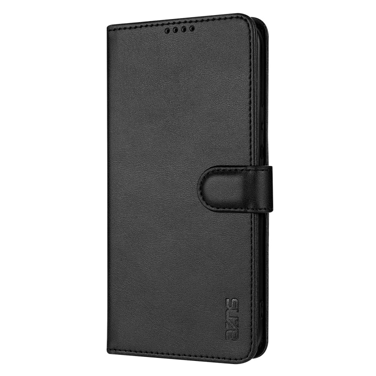 For Honor X60i AZNS Skin Feel Calf Texture Flip Leather Phone Case(Black) - Honor Cases by AZNS | Online Shopping UK | buy2fix