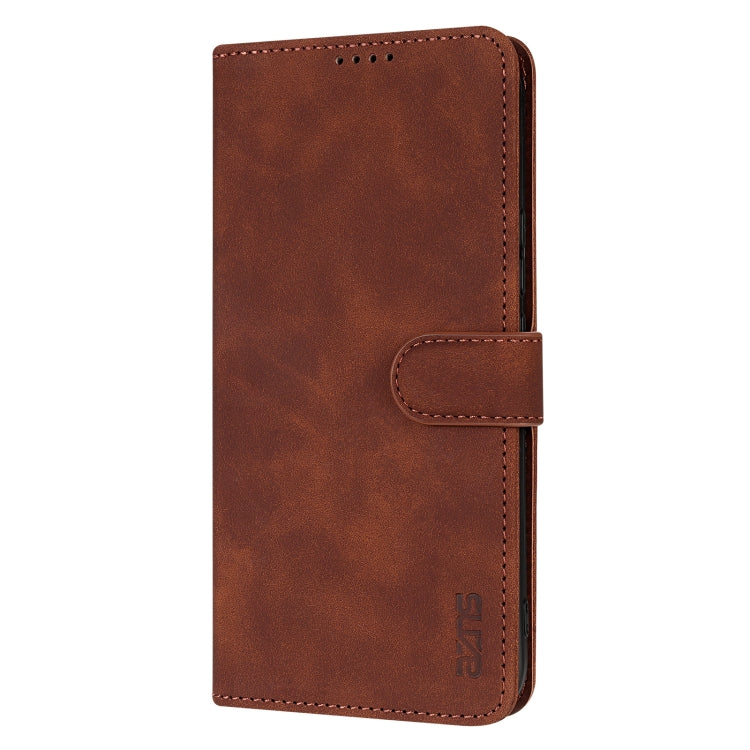 For Honor 300 AZNS Skin Feel Calf Texture Flip Leather Phone Case(Brown) - Honor Cases by AZNS | Online Shopping UK | buy2fix