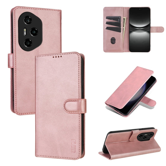 For Honor 300 Pro AZNS Skin Feel Calf Texture Flip Leather Phone Case(Rose Gold) - Honor Cases by AZNS | Online Shopping UK | buy2fix