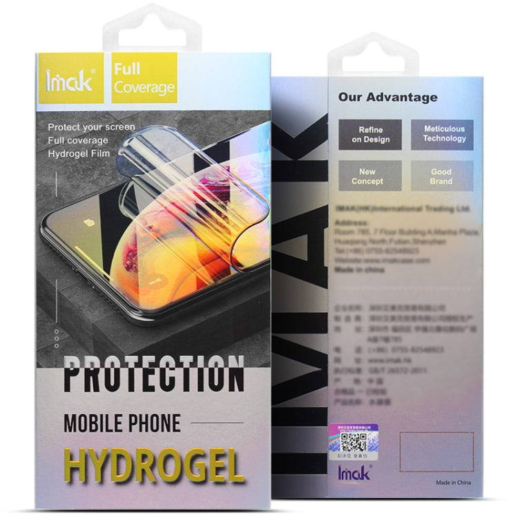 For Xiaomi Redmi Note 13 Pro+ 2pcs imak Curved Full Screen Hydrogel Film Back Protector - Note 13 Pro+ Tempered Glass by imak | Online Shopping UK | buy2fix