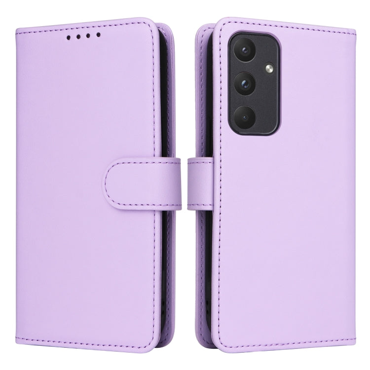 For Samsung Galaxy A55 BETOPNICE BN-005 2 in 1 Detachable Imitate Genuine Leather Phone Case(Light Purple) - Galaxy Phone Cases by BETOPNICE | Online Shopping UK | buy2fix