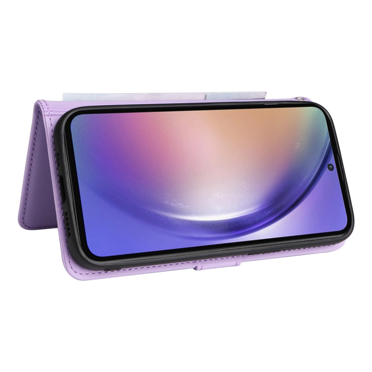 For Samsung Galaxy A55 BETOPNICE BN-005 2 in 1 Detachable Imitate Genuine Leather Phone Case(Light Purple) - Galaxy Phone Cases by BETOPNICE | Online Shopping UK | buy2fix